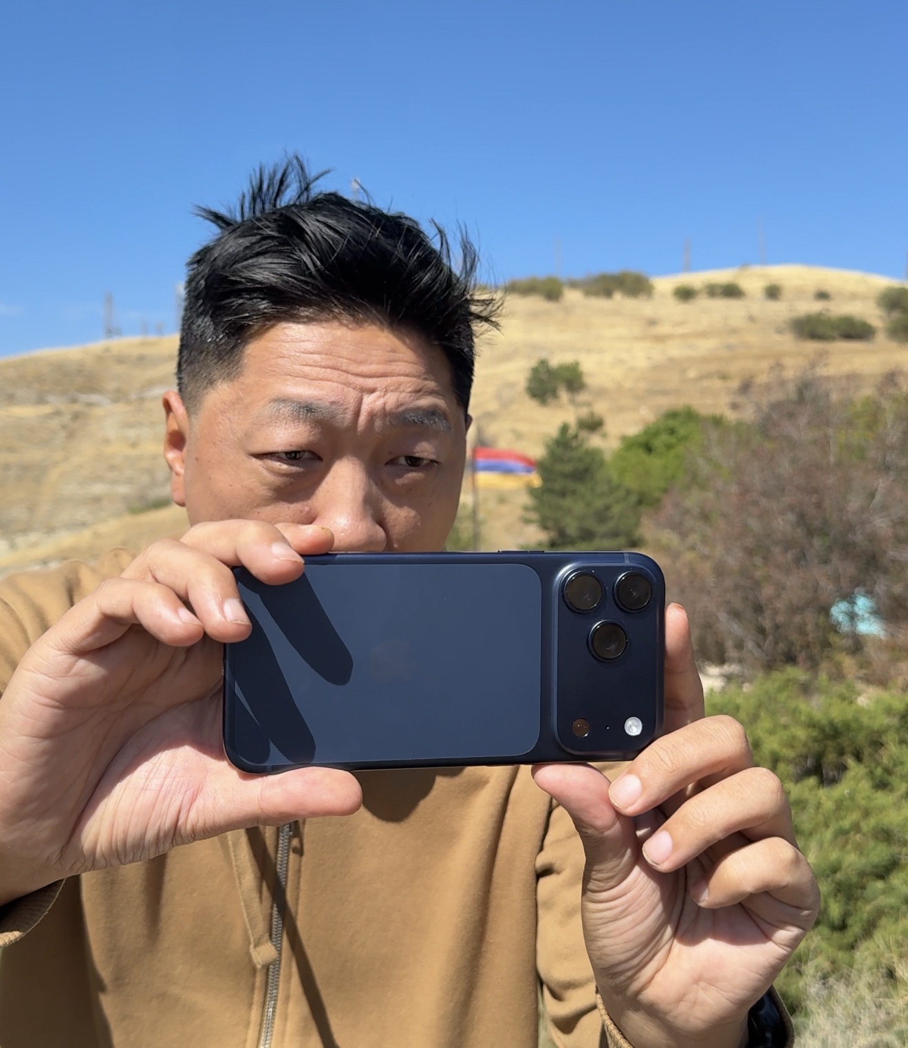 Blake Ridder shooting on iPhone